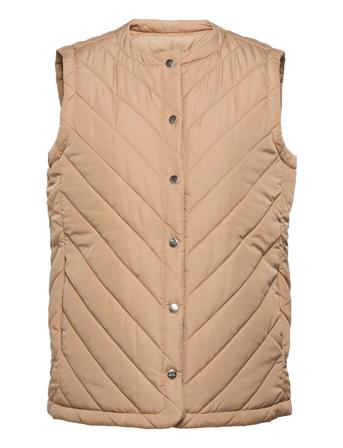 Srrevna Quilt Vest Beige Soft Rebels