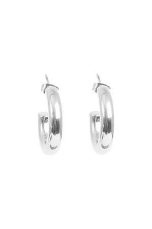 Silver Hoops