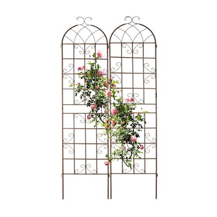 Trellis 220 cm sæt af 2 brune