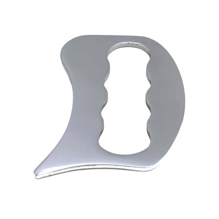 2 kpl ruostumattomasta teräksestä valmistettua fascia-veistä - ontto luun muotoinen raaputuslauta lihasten rentoutukseen