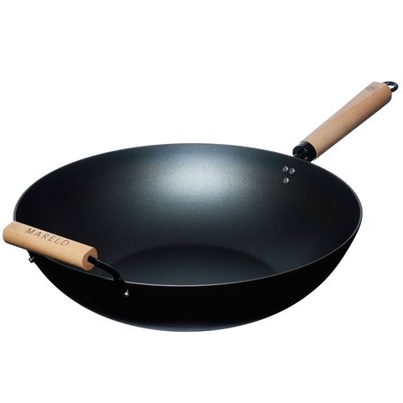 Mareld Wok 36 cm, förinbränd kolstål | Matlagning > Kokkärl & Stekpannor > Wok | Bagaren och Kocken