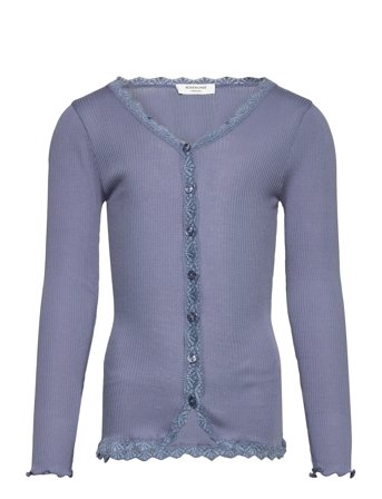 Rkbalta Ls Regular Lace Cardigan Blue Rosemunde Kids