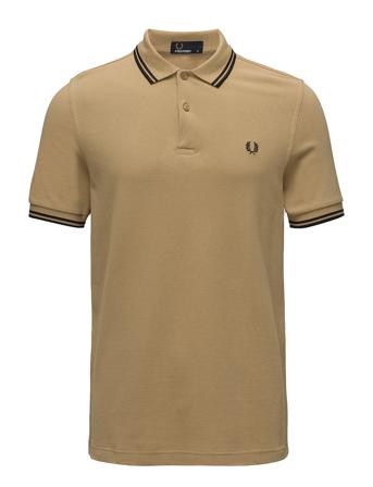 Twin Tipped Fp Shirt Polos Short-sleeved Gul Fred Perry