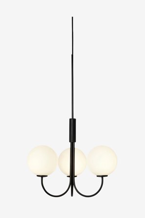 Herstal - Lysekrone Ballon - Svart - Krystallysekroner - Fra Homeroom