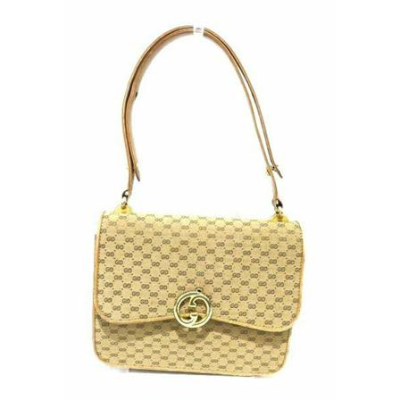 Gucci Vintage HandTass , Beige , Dames , Maat: ONE Size Vintage Tassen