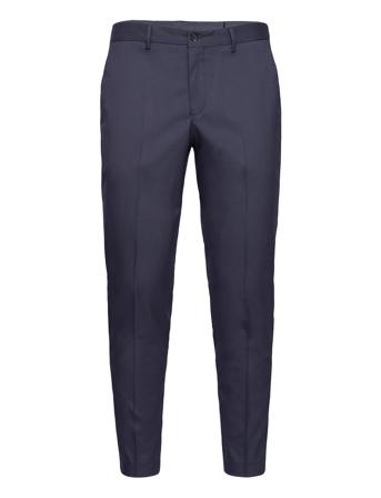 Slhslim-Mylologan Navy Crop Trs B Dressbukser Formelle Bukser Blå Selected Homme
