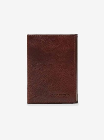 John Henric Men's Kastanienbrauner Kartenhalter Size Onesize