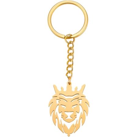Løve Nøglering Klassisk Dyr Konge Smykker Løve Vedhæng Hoved Dyr Sød Løve Gave Løve Dekoration Mænd Kvinder