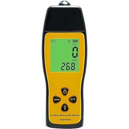 Handheld Carbon Monoxide Meter, Portable Co Gas Detector, Gas Tester With 01000ppm Range, 1ppm Resolution