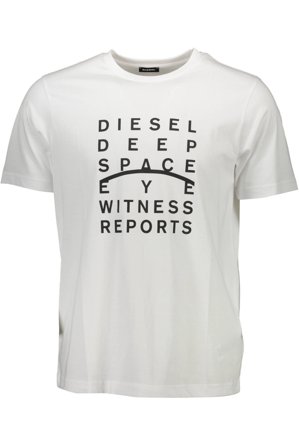 Diesel T-shirt Maniche Corte Uomo Bianco