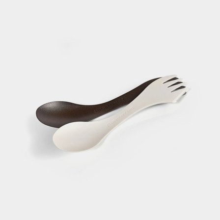 Sporks Light My Fire Sporks Original Bio Cocoa / Cream, 17 cm, 2er-Pack - Camping