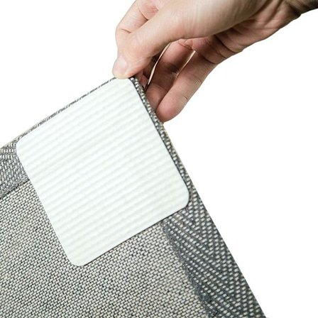 4 Stykker Gripematter - Beste Anti-Skli & Vaskbar Gripematte - "Vakuum T