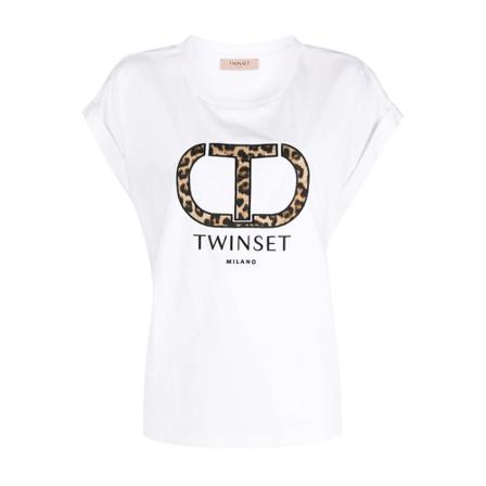 Twinset, T-Shirts Wit, Dames, Maat:XS