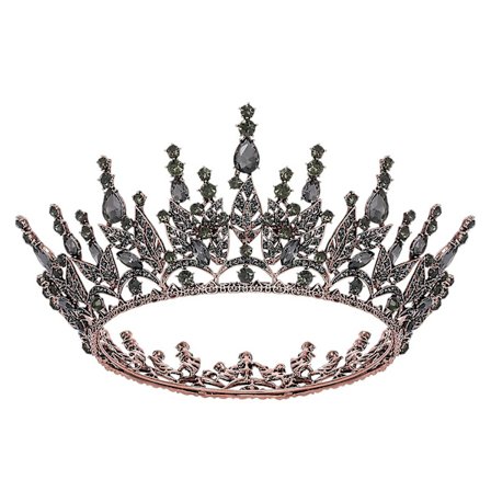 Kuningattaren kruunu naisille, riipuskoristeinen hääkruunu