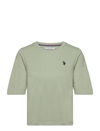 Uspa 3/4 Sl Tee Aurora Women Green U.S. Polo Assn.