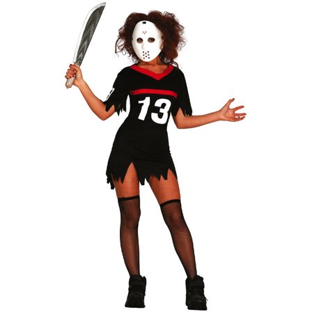 Halloween-kostume Kjole & Maske L