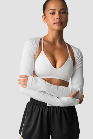 Smooth Seamless Shrug White Snow