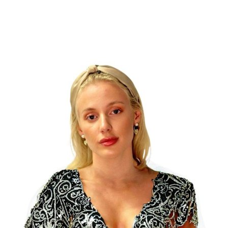 Smukt bredt diadem i satin med knude og spænde med diamanter Beige