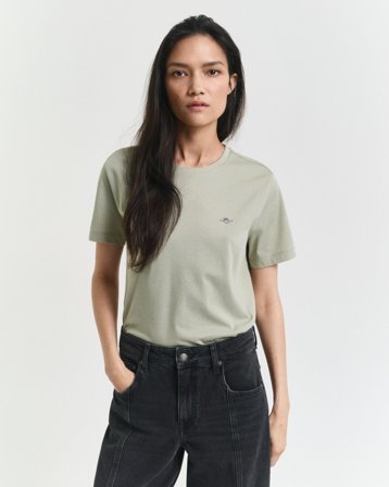 GANT Damen T-Shirt (M) Grün