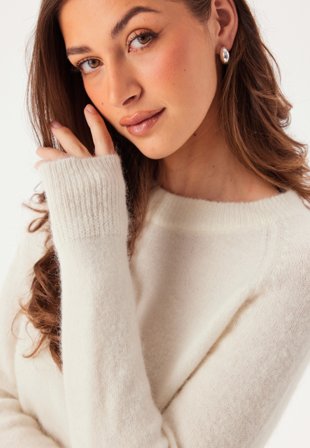 SELECTED - Slflulu LS Knit O-Neck - Kläder - - Bubbleroom