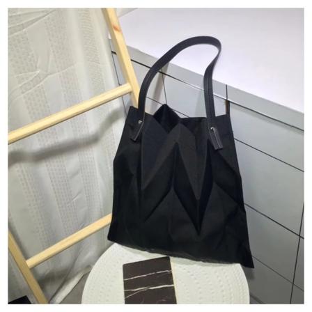 Återanvändbar Tote Bag Stor Kapacitet Mode Polyline Design