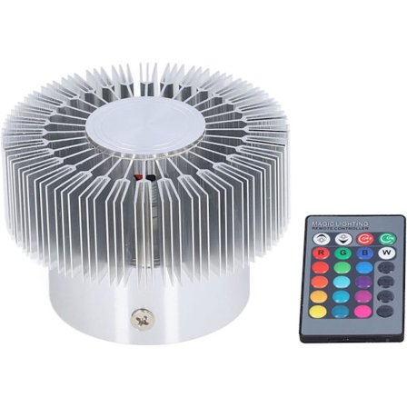 360 Luminous LED-taklampe 24 taster kontroll LED-lampeperler sol