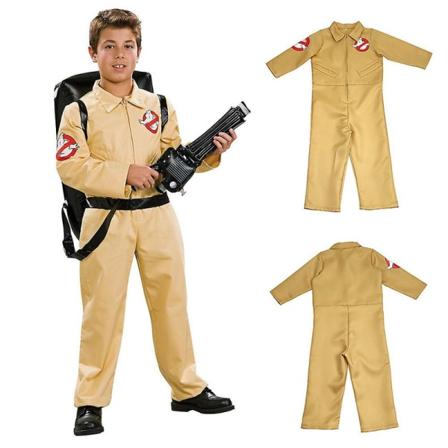 5-11 år Børn Drenge Piger Ghostbusters Bodysuit Fancy Dress Kostumer Fest Fødselsdag Halloween Cosplay Jumpsuits Gaver 5-6Years