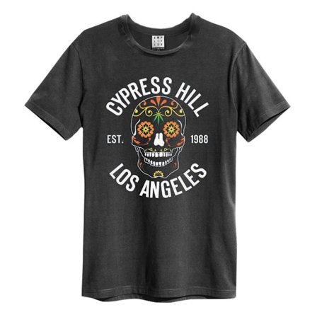 Amplified Unisex Vuxen Floral Skull Cypress Hill T-shirt L Kol