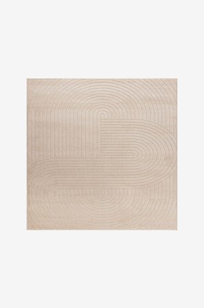 KM Home - Flatvävd matta Hawaii - Natur - Slätvävda mattor - 240X240 - Från Homeroom