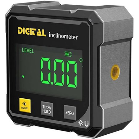 (AZC)2025 Uusin malli digitaalinen kulmamitta elektronisella laserilla - 4-sivuinen vahva magneettinen kulmamitta, magneettinen elektroninen vatupassi