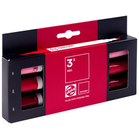 TALENS | PANTONE Marker 3-set Red