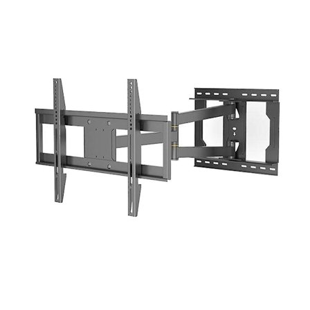 Full Motion Väggfäste TV-fäste för 14-32 tums LCD LED-skärm Universal TV-stöd Lastar upp till 60 kg (Silver)