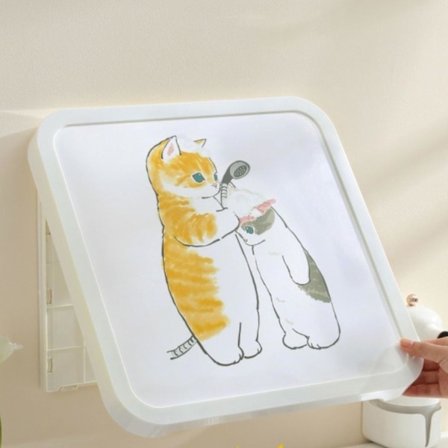 Sammenleggbar oppbevaringsboks for bad, vanntett sammenleggbar organizer for bad med 9 kg lastekapasitet, kunstnerisk veggmontert skap for lite spa