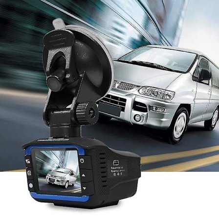 2 i 1 Bil DVR Opptaker Radar Hastighetsdetektor Nattsyn Radar