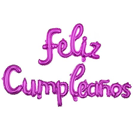 Grattis på födelsedagen Bokstäver Ballonger Färgglada folieballonger ROSE RED