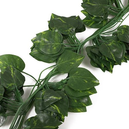 keinotekoiset roikkuvat kasvit muovilehdet 12kpl lehtiä