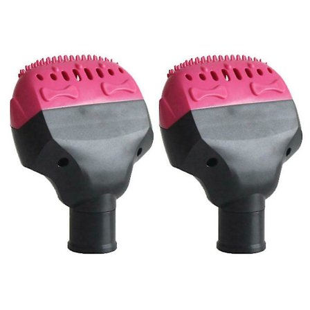 Støvsugerbørste til fjernelse af dyrehår Universal børste til indre diameter. (rød+sort) (2 stk.)