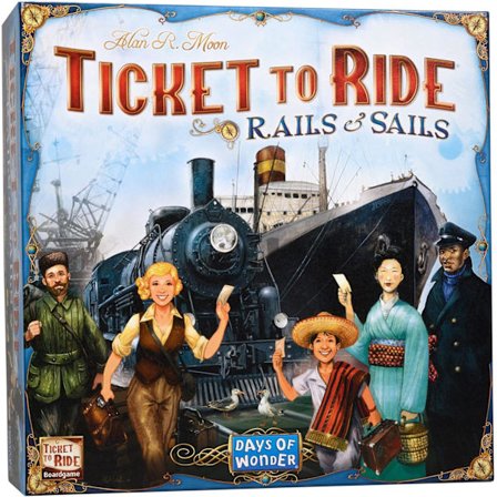 Ticket to Ride: Rails & Sails - | 2-5 Spelare