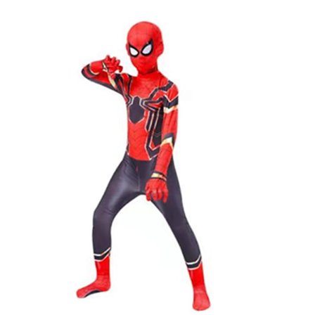 Iron-Spider Kostume til Børn Voksen Halloween Fancy Dress Party Spider Superhelt Mand Cosplay Kostumer Jumpsuit