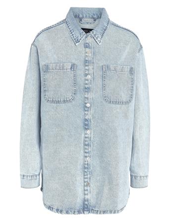 Nmalva L/S Denim Shacket Az352Lb Noos Blue NOISY MAY
