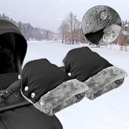 Vagn-handskar, vagn-vantar med varm fleece och bomull DXGHC