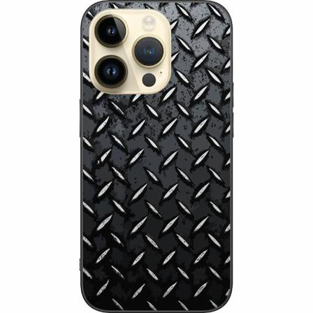 Apple Iphone 14 Pro Svart Skal Metalliskt Mönster