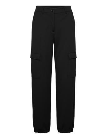 Sc-Siham Trousers Cargo Pants Svart Soyaconcept*Betinget Tilbud