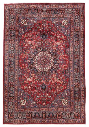 Medallion Mashad Rug 195X288 Wool