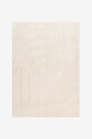 KM Home - Maskinvävd matta Heaven Trend - Natur - Lugg & ryamattor - 160X230 - Från Homeroom