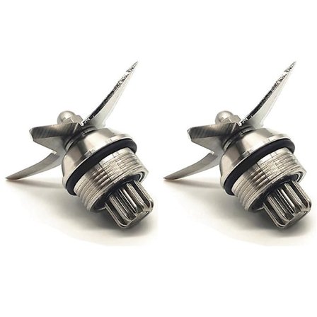 2x Blenderblad i rustfritt stål, 4 blader, våt bladmontering, reservedeler for Vitamix is