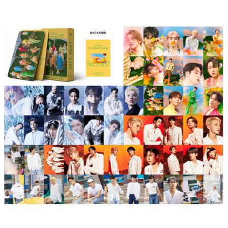55st/set Kpop Seventeen Album Sector 17 Lomo Card