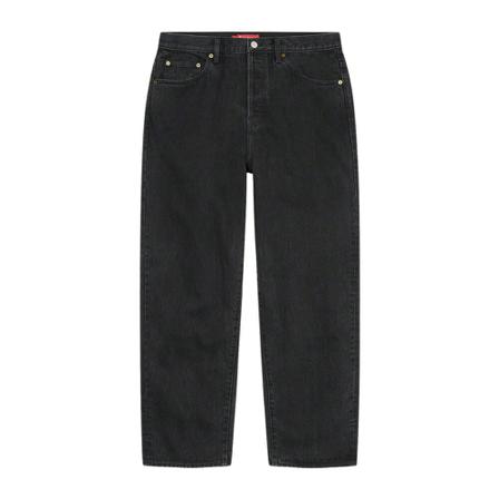 Supreme, Jeans Czarny, Mężczyzna, Rozmiar: W32