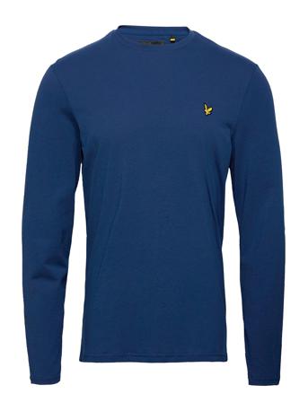 Ls Crew Neck T-Shirt T-shirts Long-sleeved Blå Lyle & Scott