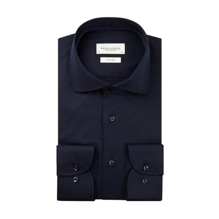 Profuomo Shirt , Blauw , Heren , Maat: XL